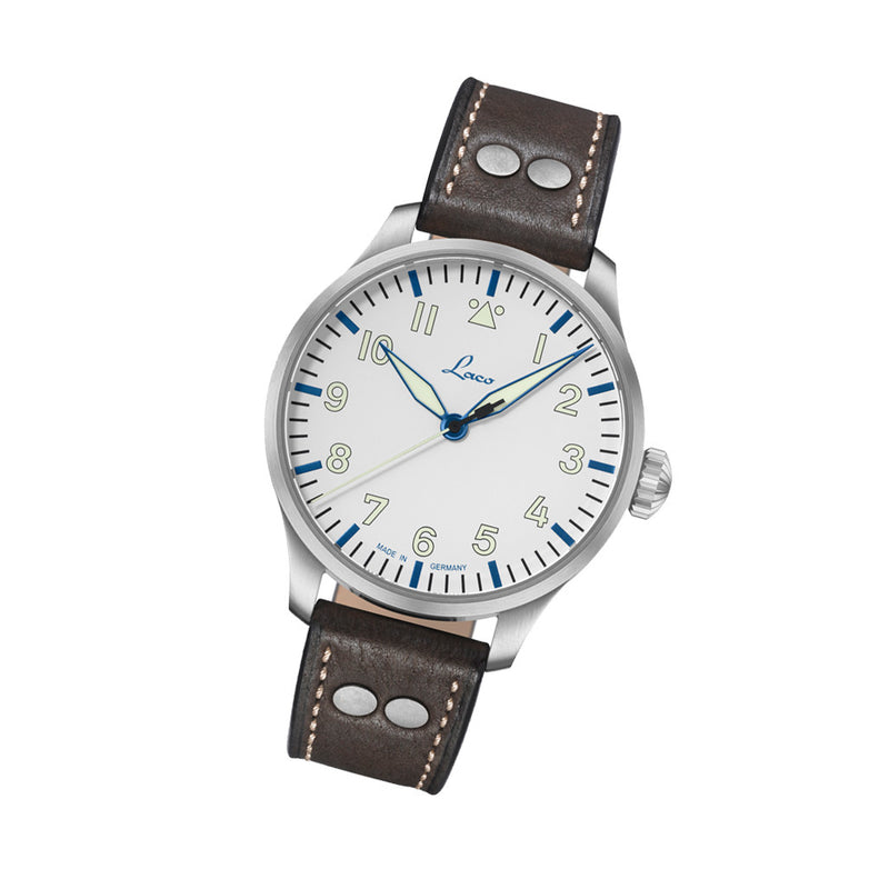 Laco Limited Edition Augsburg Polar 42mm type A Flieger #862156 tilt