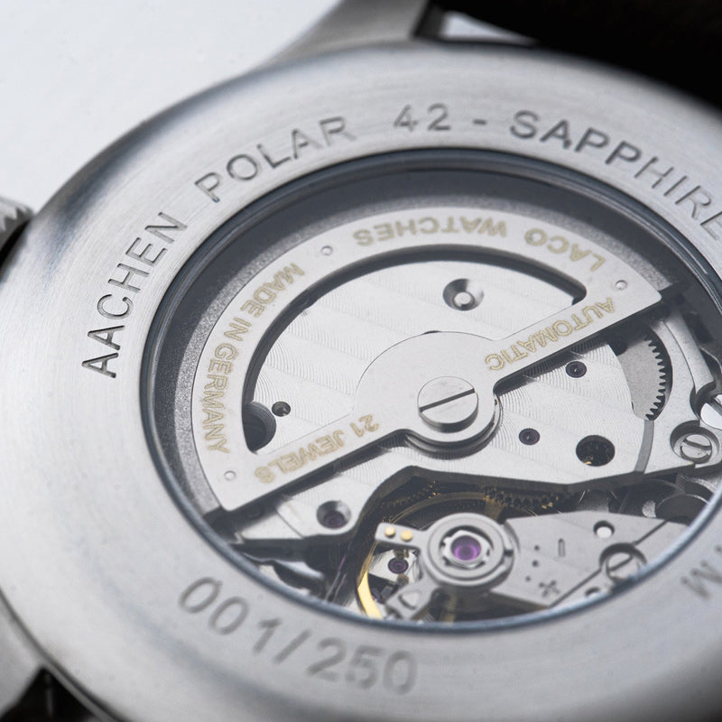 Laco Limited Edition Aachen Polar 42mm Type B Flieger #862157 back