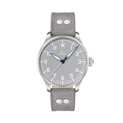 Laco Augsburg Gray 42 Type A Dial Automatic Pilot Watch with Sapphire Crystal #862158