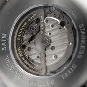 Laco Augsburg Gray 42 Type A Dial Automatic Pilot Watch with Sapphire Crystal #862158.MB back