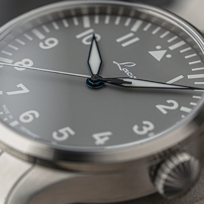 Laco Augsburg Gray 42 Type A Dial Automatic Pilot Watch with Sapphire Crystal #862158.MB lifestyle