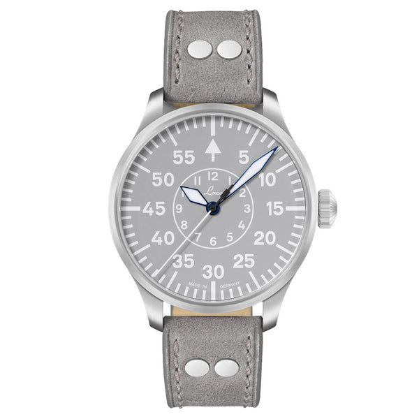Laco Aachen Gray 42 Type B Dial Automatic Pilot Watch with Sapphire Crystal #862159 zoom