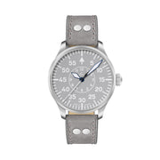 Laco Aachen Gray 42 Type B Dial Automatic Pilot Watch with Sapphire Crystal #862159