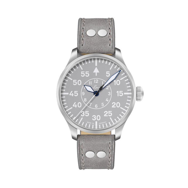 Laco Aachen Gray 42 Type B Dial Automatic Pilot Watch with Sapphire Crystal #862159