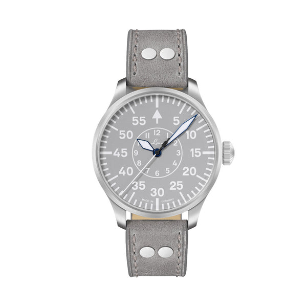 Laco Aachen Gray 42 Type B Dial Automatic Pilot Watch with Sapphire Crystal #862159