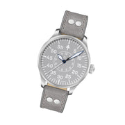 Laco Aachen Gray 42 Type B Dial Automatic Pilot Watch with Sapphire Crystal #862159 tilt