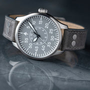 Laco Aachen Gray 42 Type B Dial Automatic Pilot Watch with Sapphire Crystal #862159 lifestyle