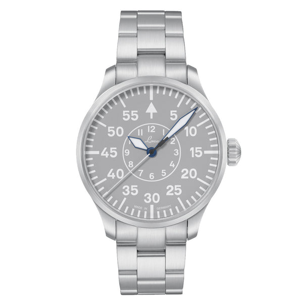 Laco Aachen Gray 42 Type B Dial Automatic Pilot Watch with Sapphire Crystal #862159.MB zoom
