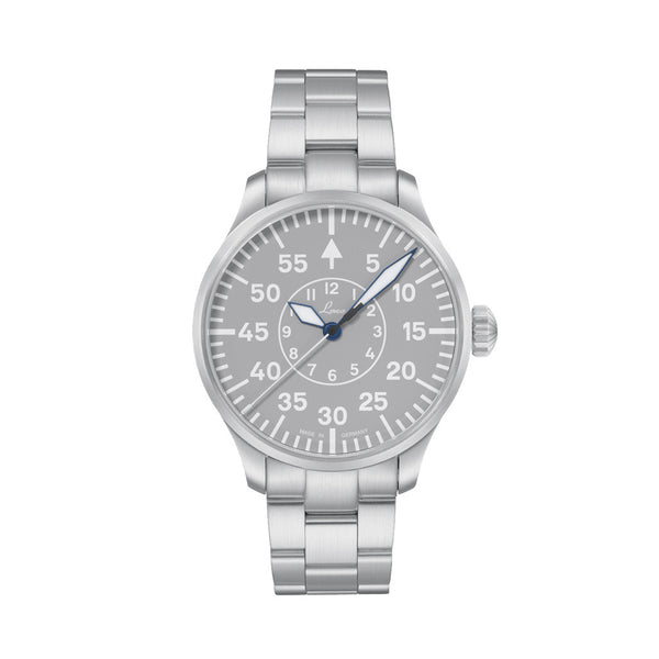 Laco Aachen Gray 42 Type B Dial Automatic Pilot Watch with Sapphire Crystal #862159.MB