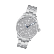 Laco Aachen Gray 42 Type B Dial Automatic Pilot Watch with Sapphire Crystal #862159.MB tilt