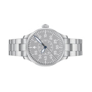 Laco Aachen Gray 42 Type B Dial Automatic Pilot Watch with Sapphire Crystal #862159.MB side