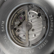 Laco Aachen Gray 42 Type B Dial Automatic Pilot Watch with Sapphire Crystal #862159.MB back