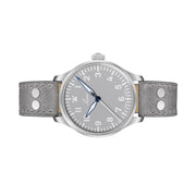 Laco Augsburg Gray 39 Type A Dial Automatic Pilot Watch with Sapphire Crystal #862161 side