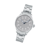 Laco Augsburg Gray 39 Type A Dial Automatic Pilot Watch with Sapphire Crystal #862161.MB tilt