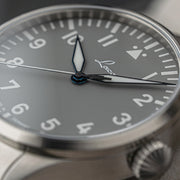 Laco Augsburg Gray 39 Type A Dial Automatic Pilot Watch with Sapphire Crystal #862161.MB lifestyle
