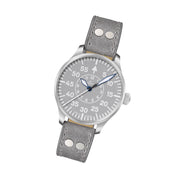 Laco Aachen Gray 39 Type B Dial Automatic Pilot Watch with Sapphire Crystal #862162 tile