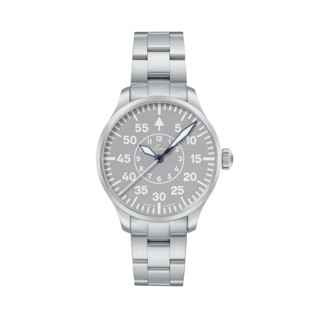 【リオン】 Laco Aachen Gray 39 Type B Dial Automatic Pilot Watch with