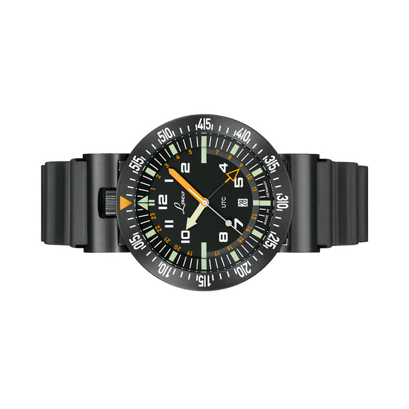 Laco Squad Atacama Quartz GMT Tactical Dive Watch #862163