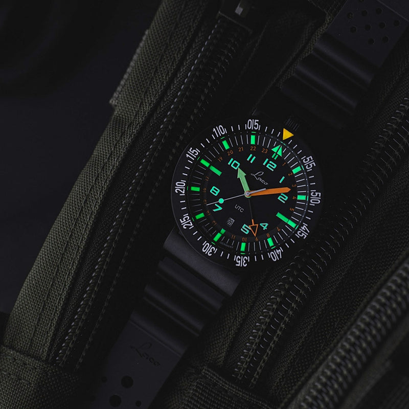 Laco Squad Atacama Quartz GMT Tactical Dive Watch #862163