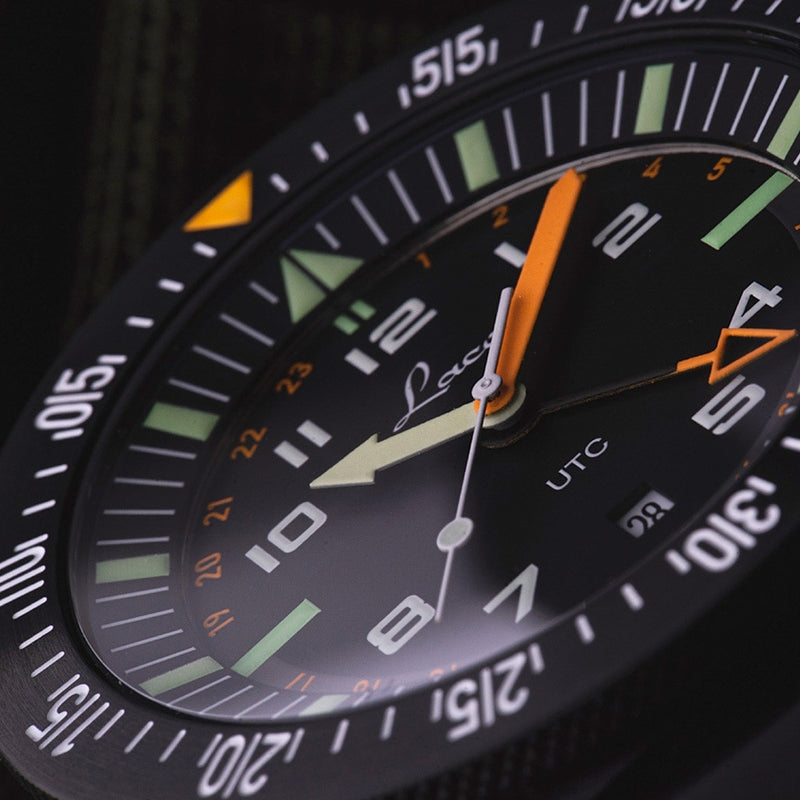 Laco Squad Atacama Quartz GMT Tactical Dive Watch #862163