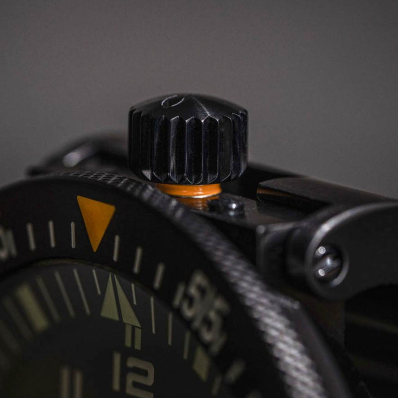 Laco Squad Atacama 3 Tactical Dive Watch with Black PVD Case #861632.3