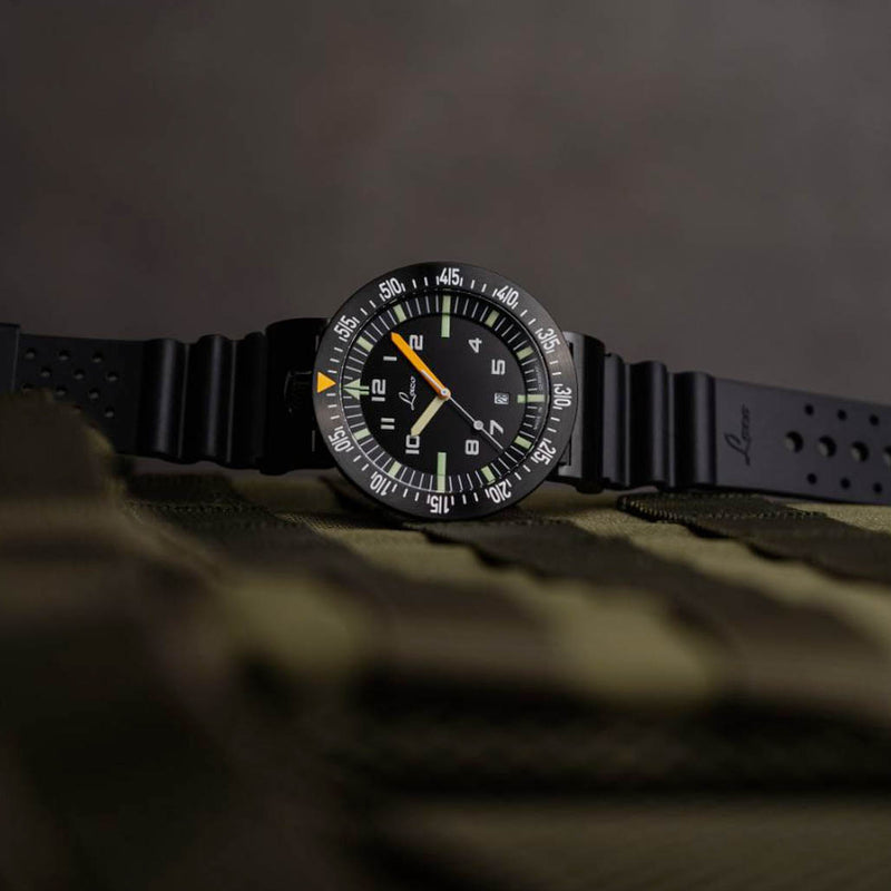 Laco Squad Atacama 3 Tactical Dive Watch with Black PVD Case #861632.3