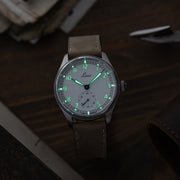 Laco Cuxhaven 39mm Manual Winding Navy Watch with AR Sapphire Crystal #862168