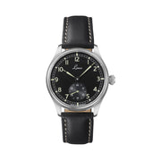 Laco Bremerhaven 39mm Manual Winding Navy Watch with AR Sapphire Crystal #862169