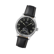 Laco Bremerhaven 39mm Manual Winding Navy Watch with AR Sapphire Crystal #862169