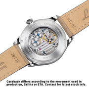 Laco Bremerhaven 39mm Manual Winding Navy Watch with AR Sapphire Crystal #862169