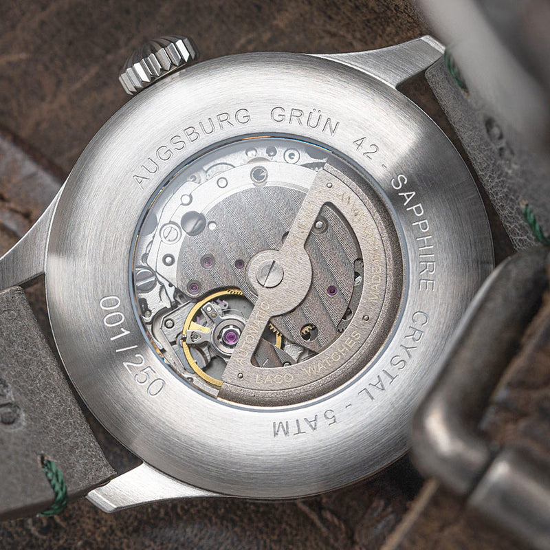 Laco Limited Edition Augsburn Grun 42mm Watch #862178