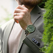 Laco Limited Edition Aachen Grun 42mm Watch #862179