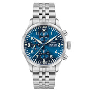 Laco Kiel.2.MB Blau Chronograph 43MM Automatic With Dark Blue Dial #862186.MB