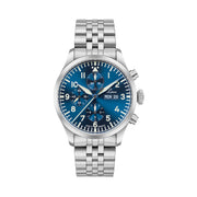 Laco Kiel.2.MB Blau Chronograph 43MM Automatic With Dark Blue Dial #862186.MB