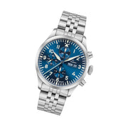 Laco Kiel.2.MB Blau Chronograph 43MM Automatic With Dark Blue Dial #862186.MB