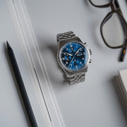 Laco Kiel.2.MB Blau Chronograph 43MM Automatic With Dark Blue Dial #862186.MB