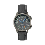 Laco 40mm Frankfurt GMT Automatic Watch with Grey Dial and Sapphire Crystal #862188
