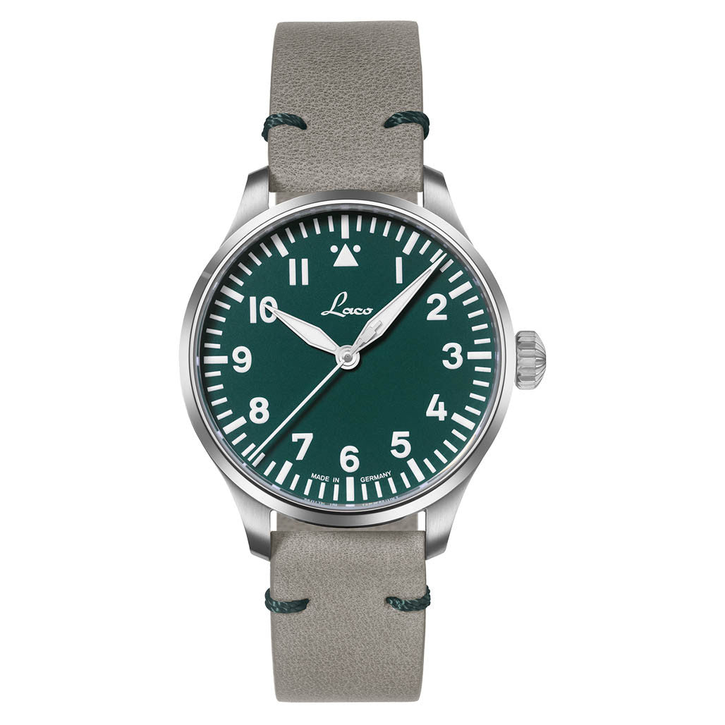 Laco Limited Edition Augsburg Grun 39mm Watch #862189 — Long