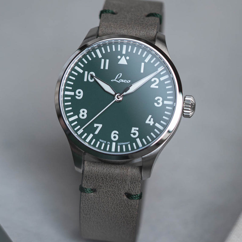 Laco Limited Edition Augsburg Grun 39mm Watch #862189