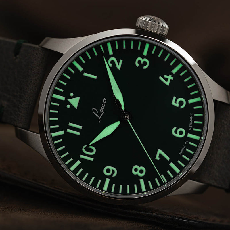 Laco Limited Edition Augsburg Grun 39mm Watch #862189