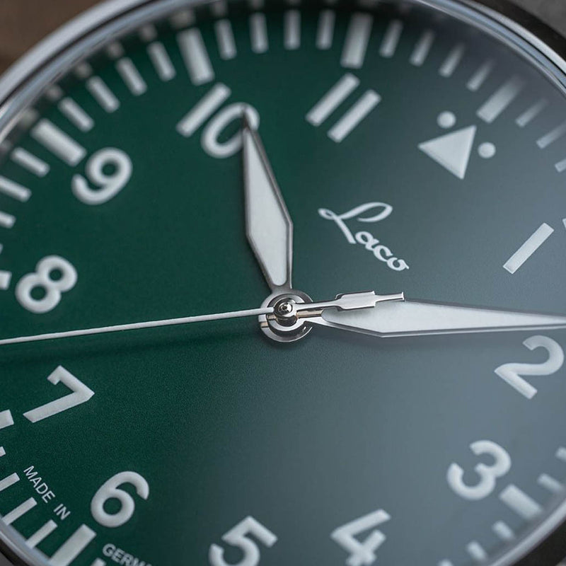 Laco Limited Edition Augsburg Grun 39mm Watch #862189