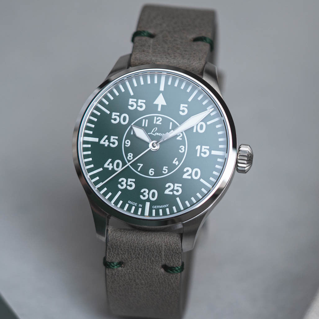 Laco Limited Edition Aachen Grun 39mm Watch #862190 — Long Island