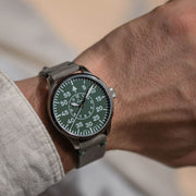 Laco Limited Edition Aachen Grun 39mm Watch #862190