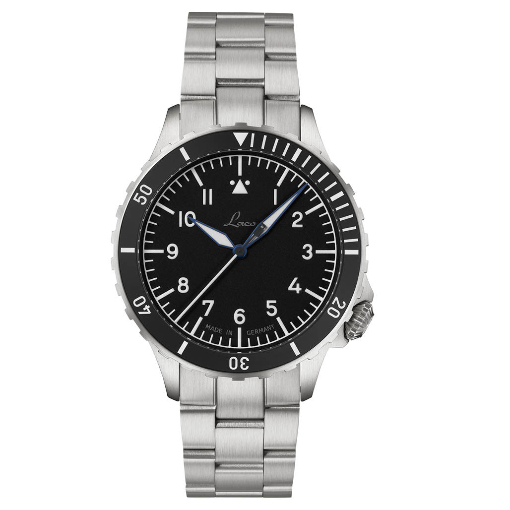 Laco Köln Sporty Pilot Watch with Bracelet #862191.MB — Long