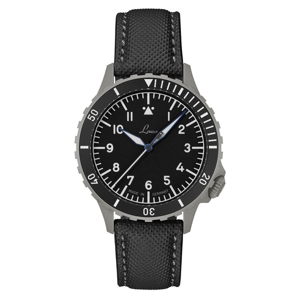 Laco Köln Sporty Pilot Watch with Grey Blasted Case #862192