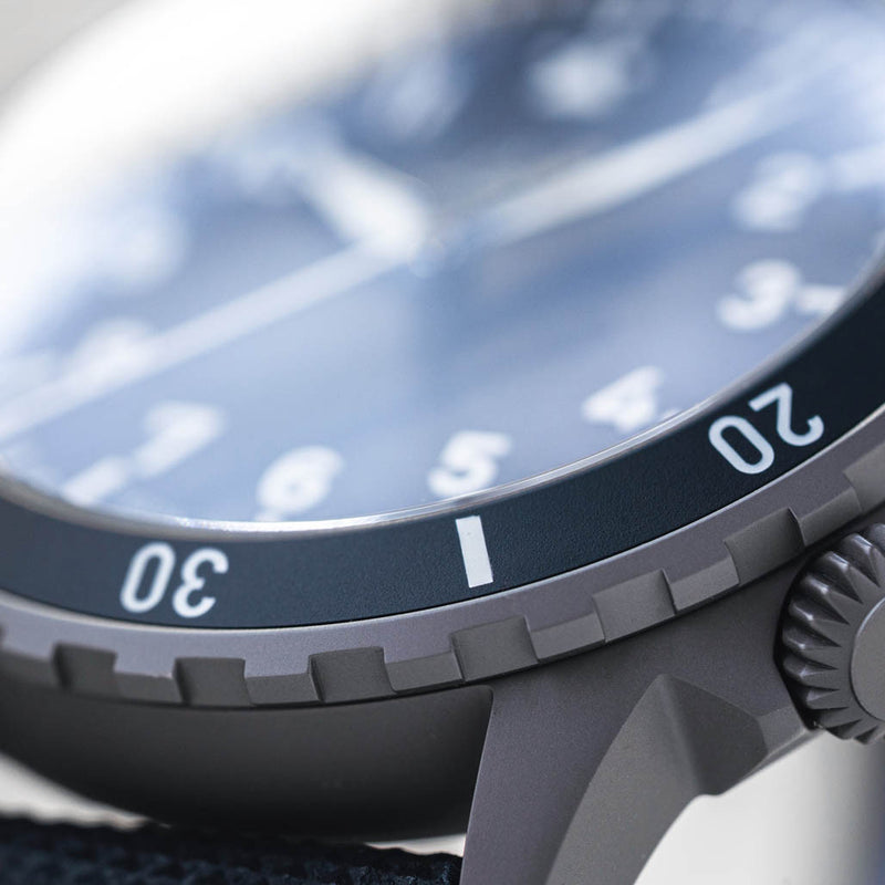 Laco Köln Sporty Pilot Watch with Grey Blasted Case #862192