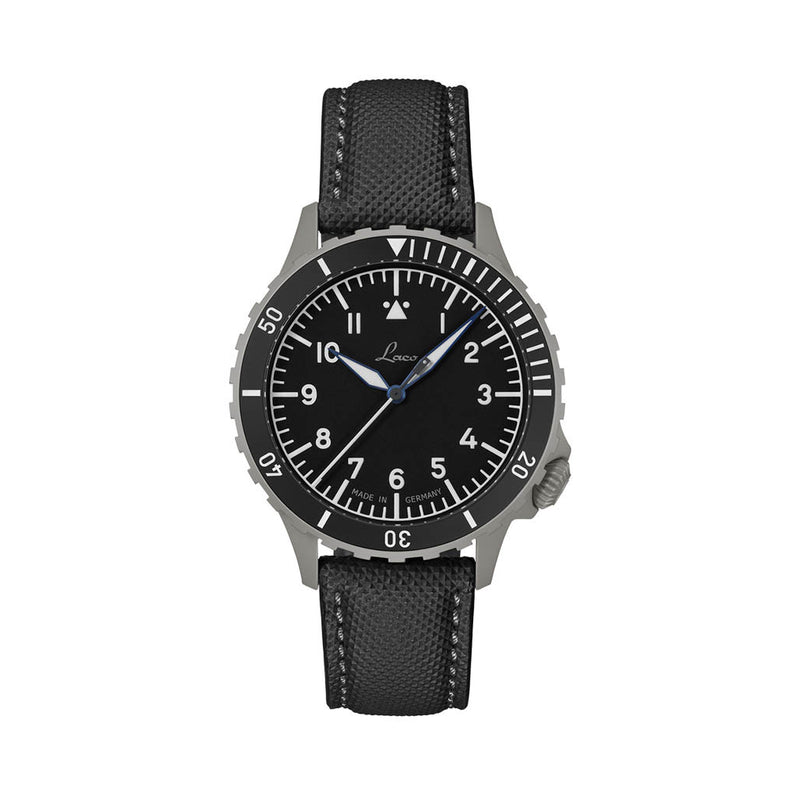 Laco Köln Sporty Pilot Watch with Grey Blasted Case #862192