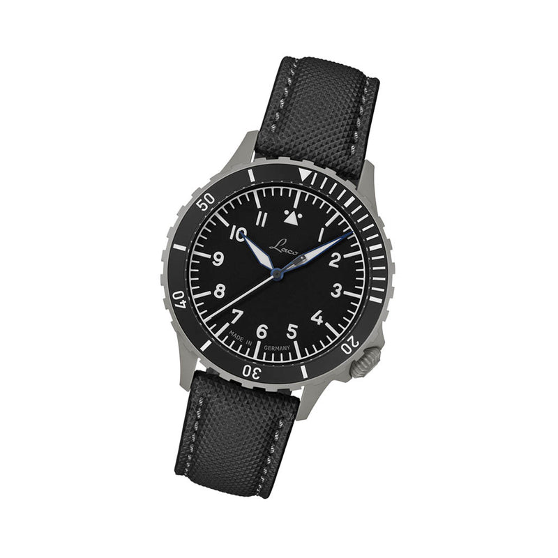 Laco Köln Sporty Pilot Watch with Grey Blasted Case #862192