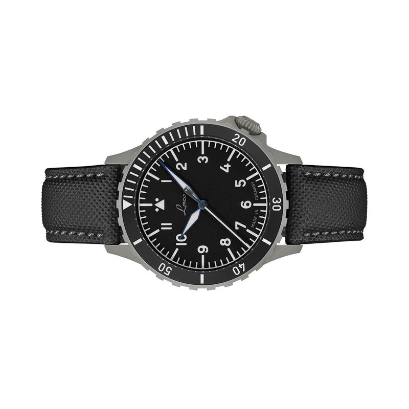 Laco Köln Sporty Pilot Watch with Grey Blasted Case #862192