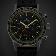 Nivada Grenchen Chronoking Mecaquartz with Interchangeable Bezel #87042Q10